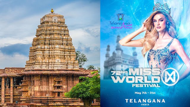 Telangana to Host 72nd Miss World 2025, Showcasing India’s Rich Cultural Heritage