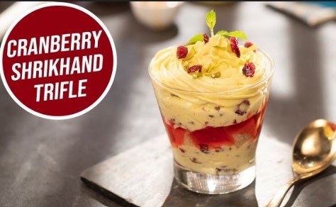 Celebrate Festive India with a Global Twist: Chef Sanjeev Kapoor’s Cranberry Shrikhand Trifle